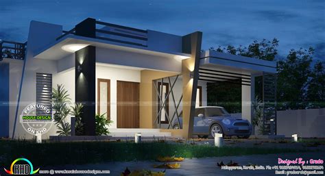 Modern one floor home by Grado Architecture - Kerala Home Design and ...