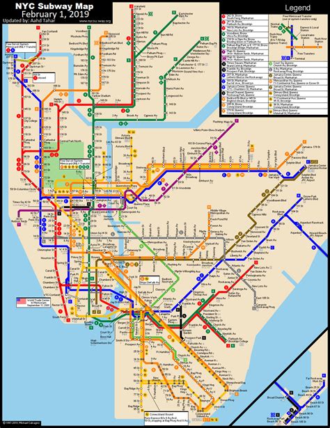 Subway Map New York - Get Latest Map Update