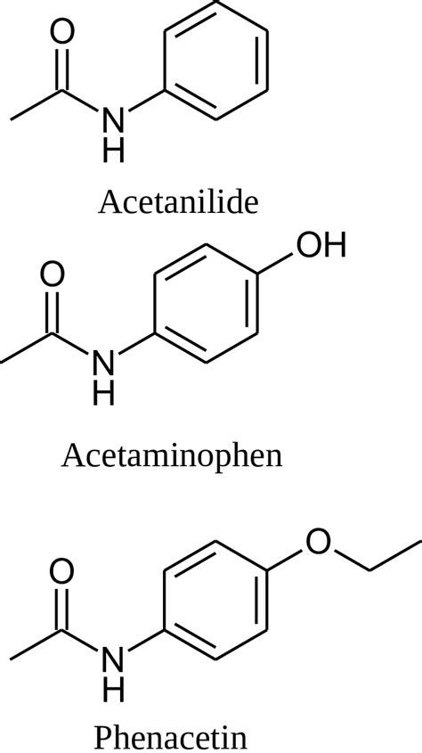 The chemical structure of acetanilide (CAS number 103-84-4 ...