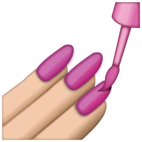 Nails PNG Image | Emoji nails, White nail polish, Nail polish