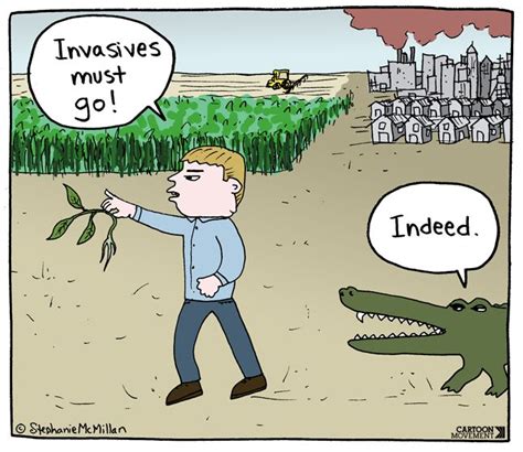 Introducing Invasive Species | Invasive species, Species, Cartoon