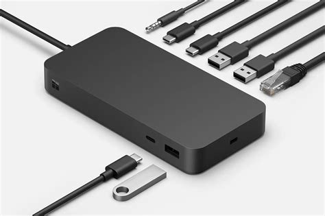 微软推出配备 Thunderbolt 4 的全新 Surface Dock