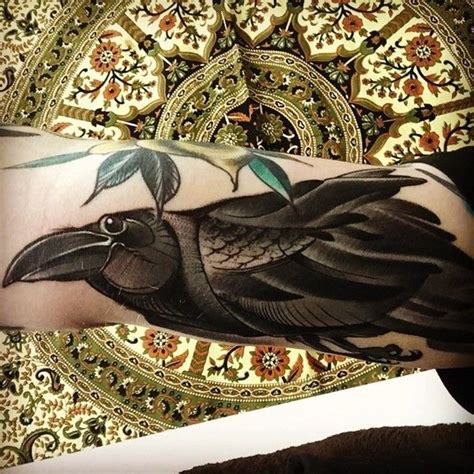 150 Best Crow and Raven Tattoos and Meanings awesome Raven Tattoo ...