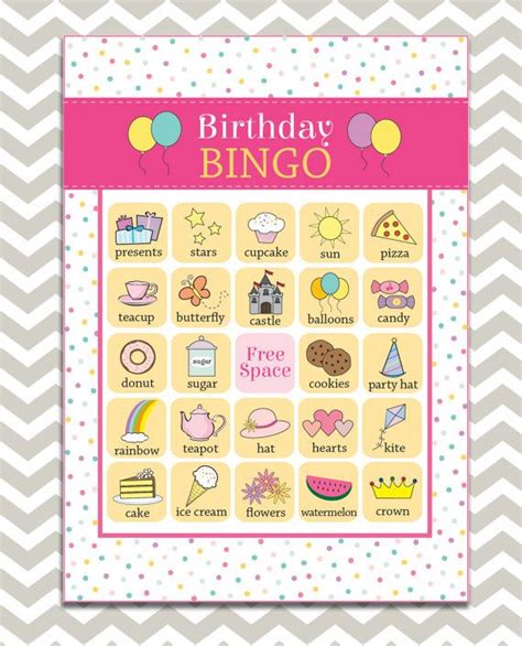 This item is unavailable - Etsy | Girls birthday party, Bingo cards ...