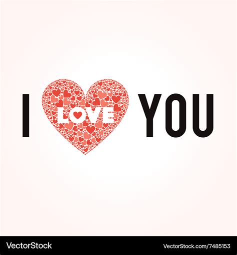 I love you Royalty Free Vector Image - VectorStock