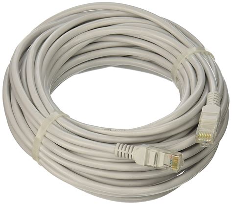 Grey Gold Plated 50FT CAT5 CAT5e RJ45 PATCH ETHERNET NETWORK CABLE 50 ...