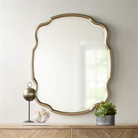 Vanity Wall Mirror, Curved Walls, Vintage Champagne, Melba, Beautiful ...