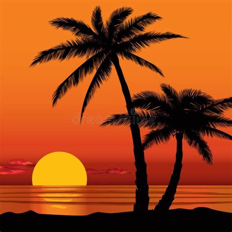 Sunset Beach Background Drawing / water ocean sunset painting | Sunset ...