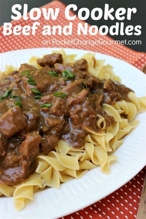 Slow Cooker Beef and Noodles Recipe