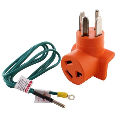 AC WORKS Dryer Outlet Adapter 4-Prong Dryer 14-30P Plug to 30 Amp 3 ...