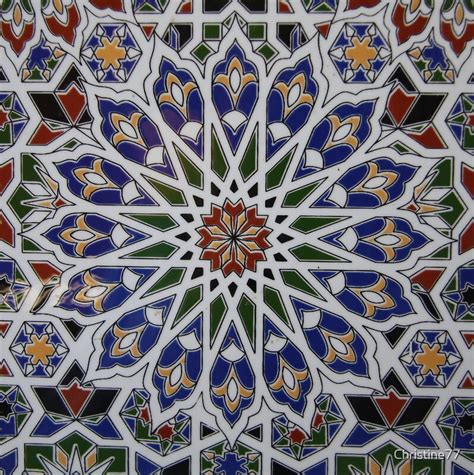 "Moroccan tile design" by Christine Oakley | Redbubble