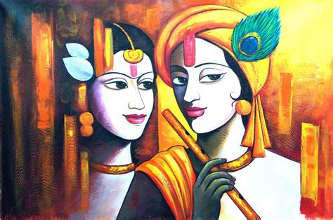 [View 39+] Oil Painting Images Of Lord Krishna