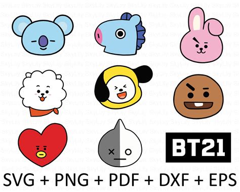 BT21 SVG