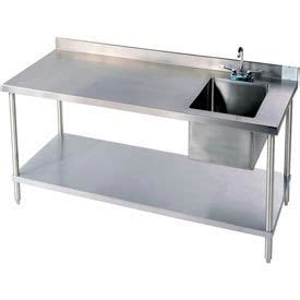 Stainless Steel Work Benches | Stainless Steel Workbench with Sink ...