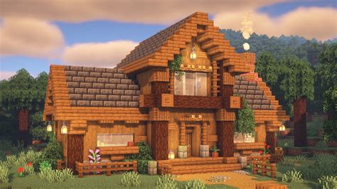 spruce house designs minecraft en 2024 | Petite maison minecraft, Belle ...