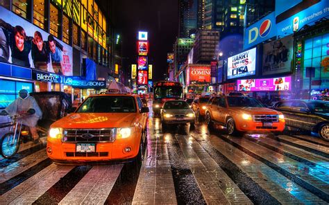 New York City Streets at Night Wallpapers - 4k, HD New York City ...