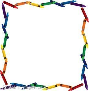 Crayon Clipart Border