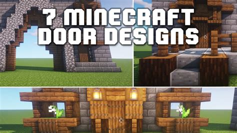 Minecraft Door Ideas - Design Talk