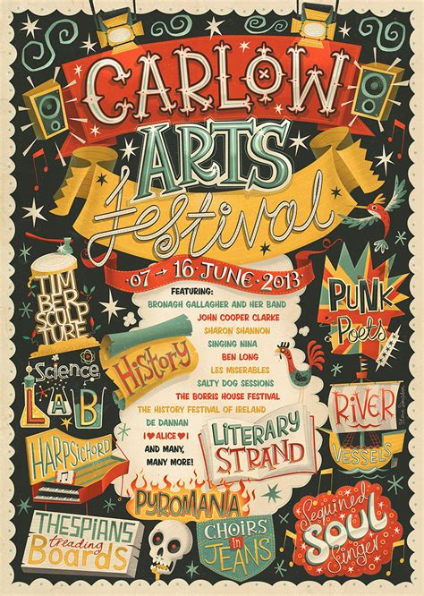 Carlow Arts Festival - Poster on Behance