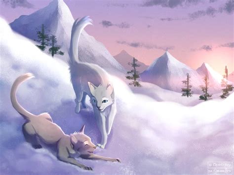 Gray Wing and Clear Sky by SatzzzArt on DeviantArt | Warrior cat ...