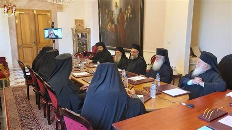 The decisions of the Holy and Sacred Synod of the Patriarchate of ...