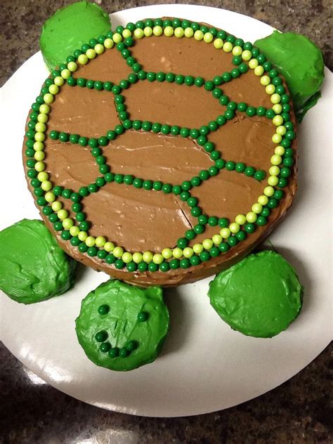 Turtle cake #turtlecake | Turtle birthday cake, Turtle cake, Cake recipes