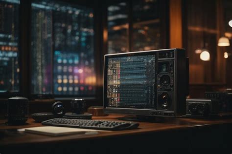 Premium Photo | Image computer screen with various AI symbols