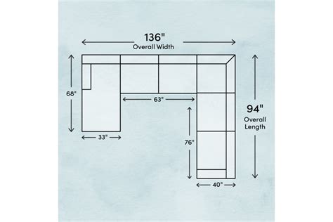 Knowing How to Measure for a Sectional Sofa | Wayfair.co.uk