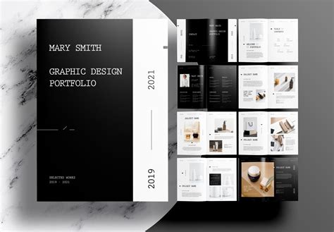 Free Graphic Design Portfolio Layout InDesign Template