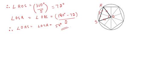 A regular pentagon is inscribed in a circle of radius 15.8 cm . Find ...