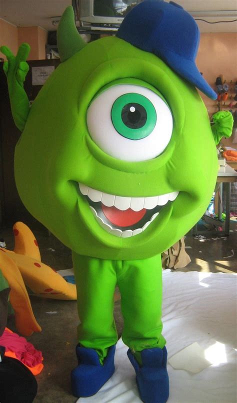 Monsters inc Mike Mascot Costume Adult Character Costume (With images ...