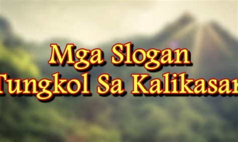 Akdang Tungkol Sa Pagkasira Ng Kalikasan Kalikasan Sansinukob | Images ...