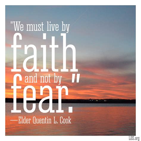 Faith, Not Fear