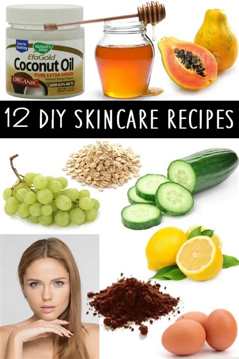 12 DIY Skin Care Recipes - All Natural, Homemade - HealthPosiitveInfo