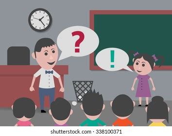 1,135 Teacher Asking Questions Stock Illustrations, Images & Vectors ...