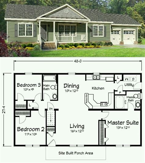 Plans For Ranch Style Homes - Small Modern Apartment