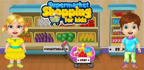 Amazon.com: Supermarket Shopping for Kids : Educational Game for kids ...