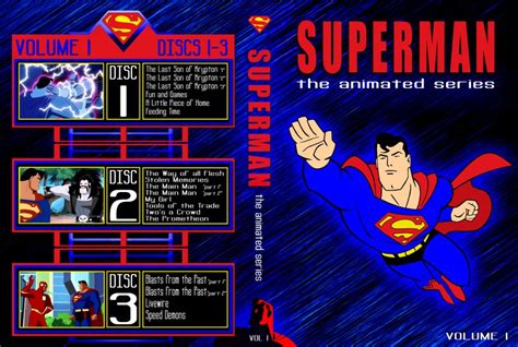 SUPERMAN: The Animated Series Vol.1 "single" TAS - TV DVD Custom Covers ...