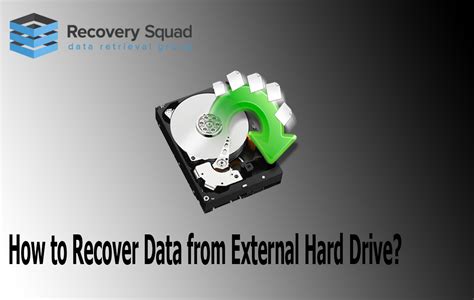 How to Recover Data from External Hard Drive