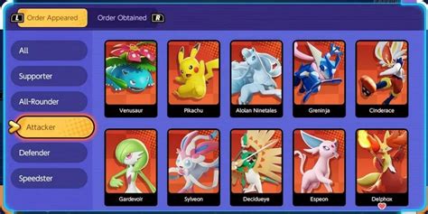 Pokemon Unite license tier list for November 2023