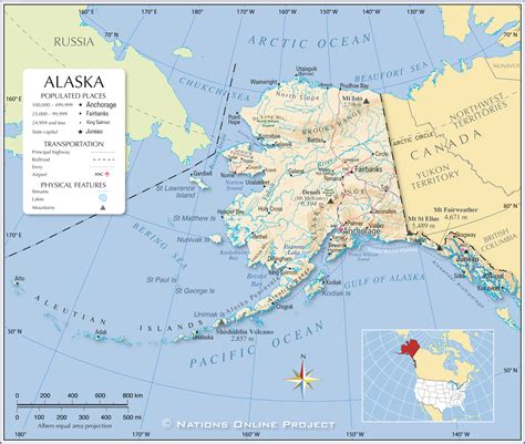 Us State Map Alaska - Emilia Natividad