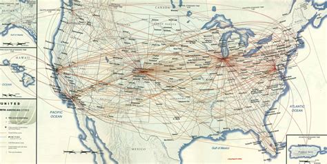 United Airlines Domestic Route Map