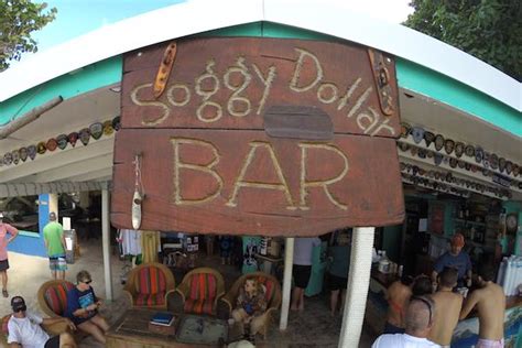 The famous Soggy Dollar Bar on Jost van Dyke. This is where the ...