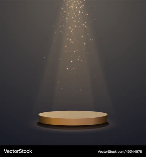 Spotlights with stage light effect Royalty Free Vector Image