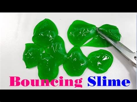 How to Make Bouncing Slime with only 3 ingredients!!Easy - YouTube