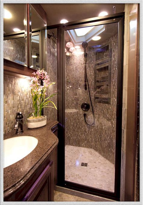 Awesome bathroom rvs and camper ,travel trailer remodel ideas (37 ...