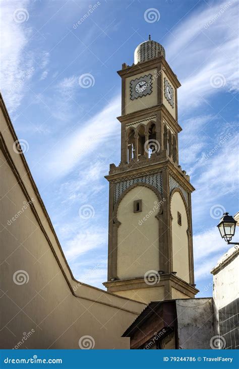 Casablanca City, Morocco. Mosque Building Stock Photo - Image of hassan ...