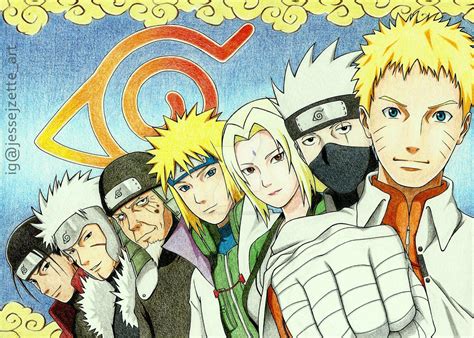 Naruto All Hokage Wallpaper