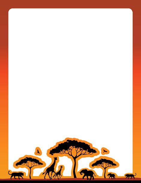 Africa Border Clipart | Free African Borders Download