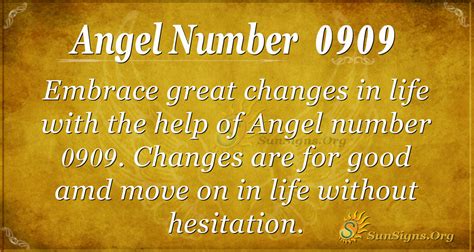 Angel Number 0909 Meaning - Embracing Great Changes - SunSigns.Org